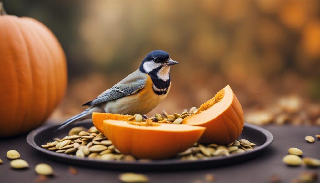 can birds eat pumpkin seeds