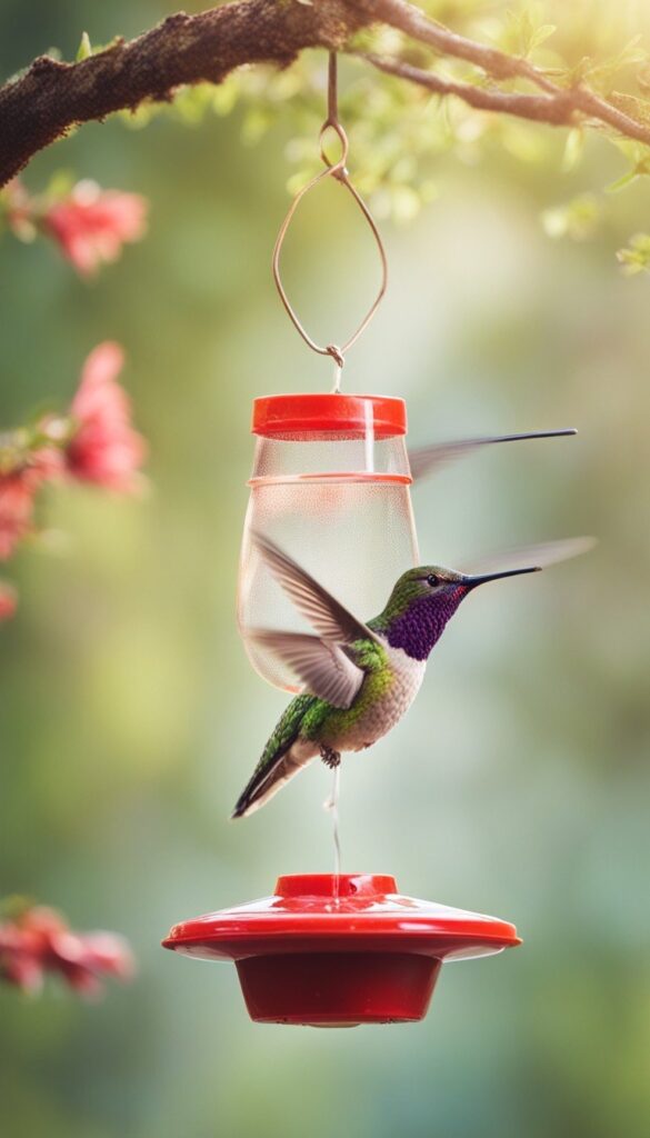 when to take down hummingbird feeder