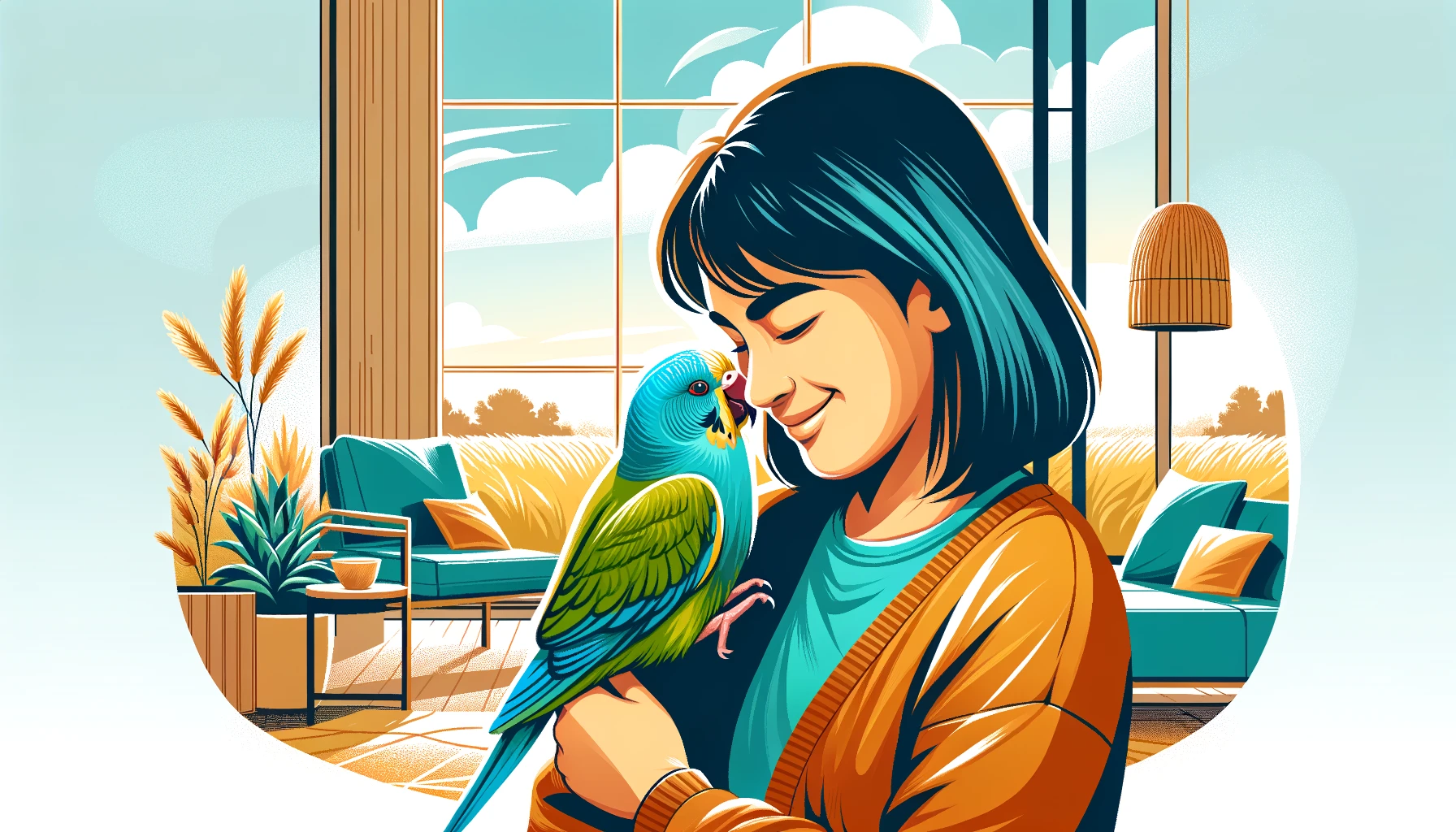 can a bird love its owner
