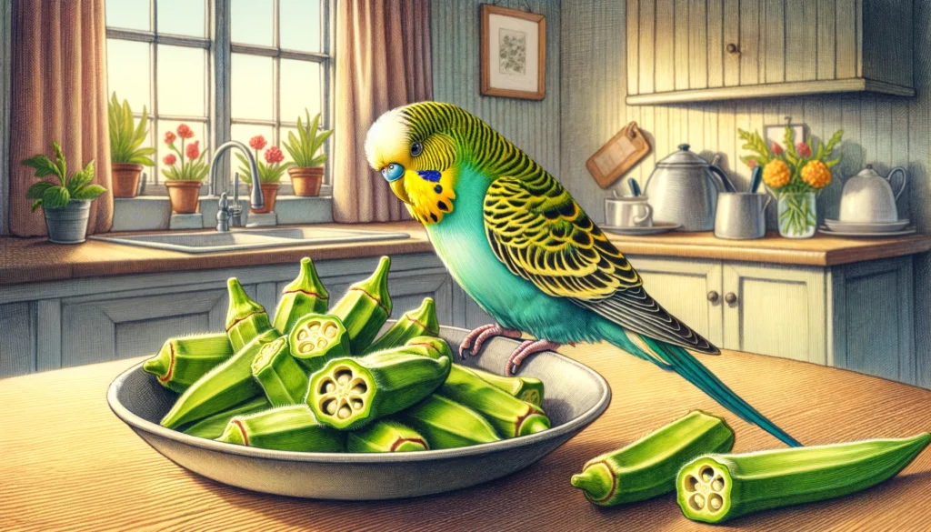 can parrots eat okra